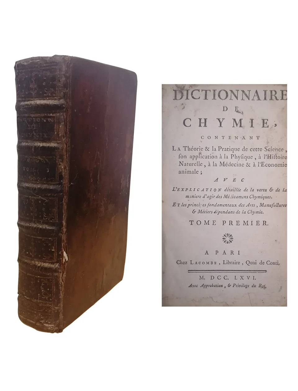 Dictionnaire de Chymie de Pierre Joseph Macquer