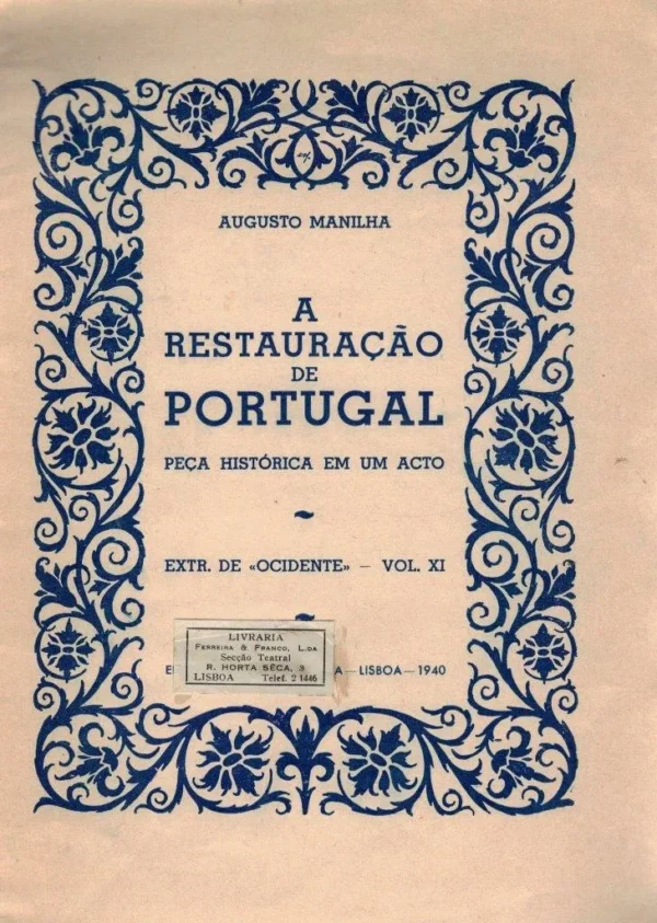 A Restauração de Portugal de Augusto Manilha