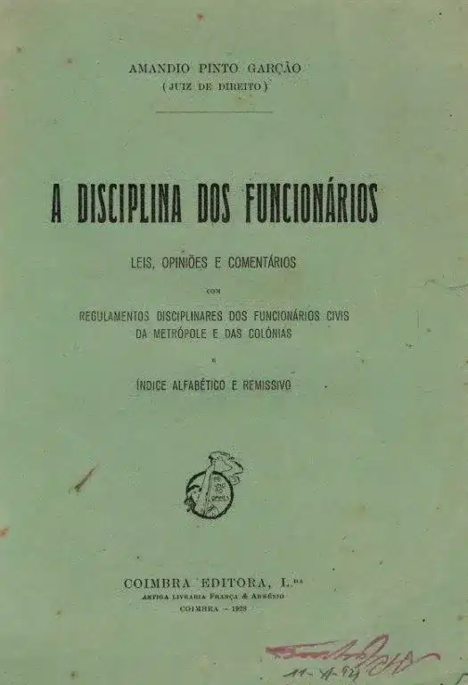 Disciplina dos Funcionários de Amândio Pinto Garção