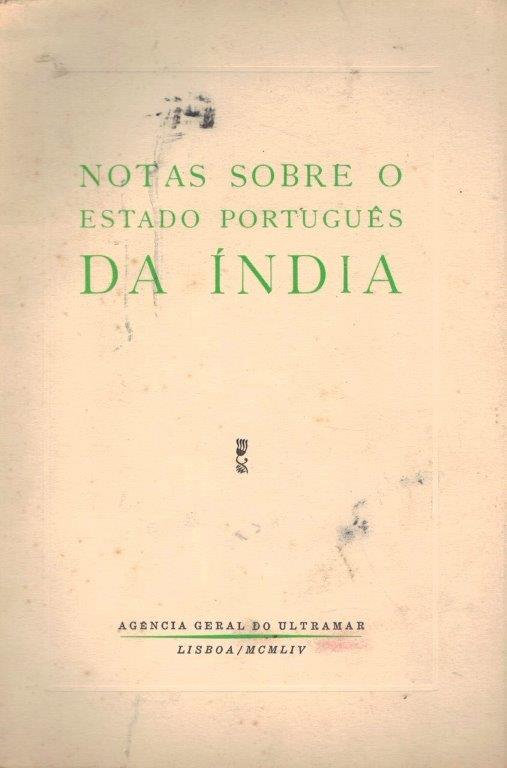 Notas Sobre o Estado Português da Índia