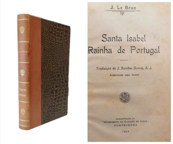 Santa Isabel, Rainha de Portugal de J. L Brun