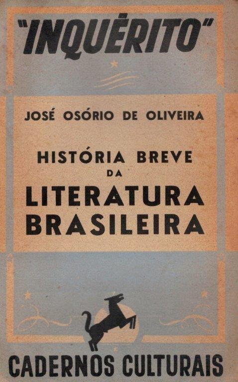 História Breve da Literatura Brasileira de José Osório de Oliveira