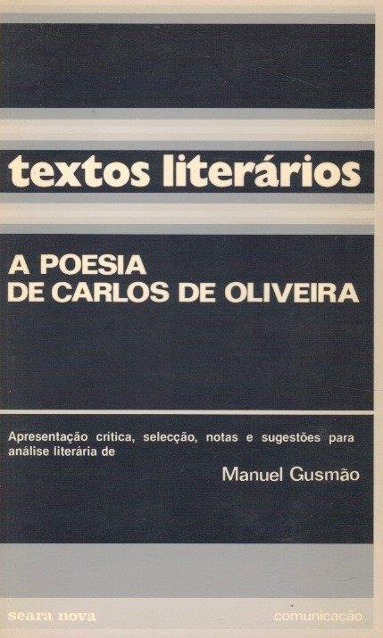 Poesia de Carlos de Oliveira